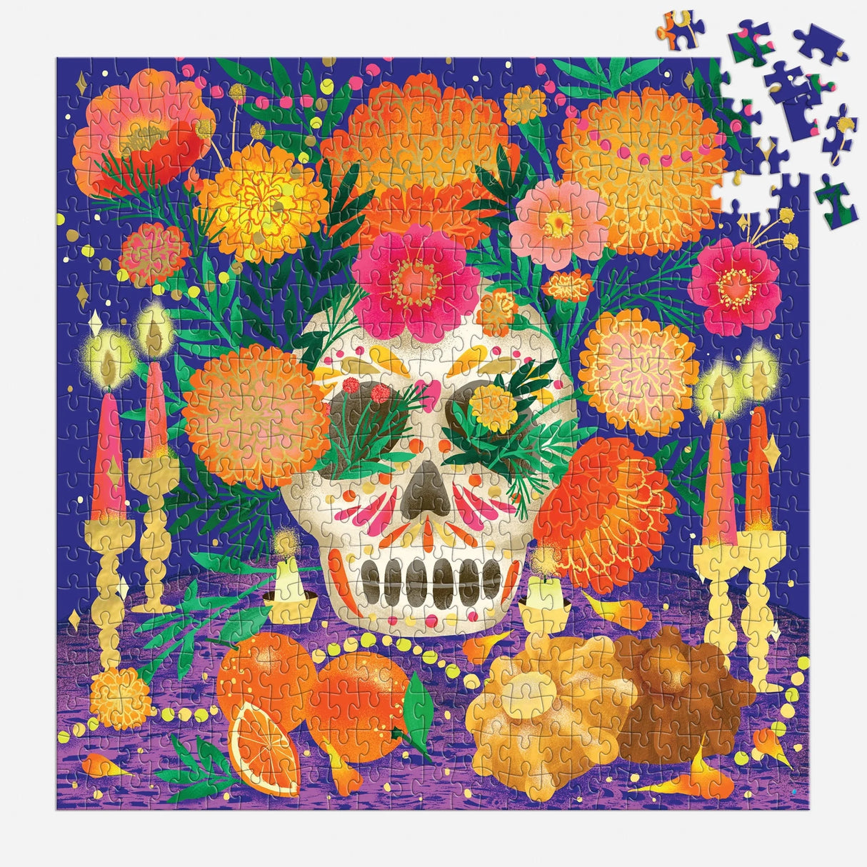 Ofrenda del Dia de Muertos 500 Piece Foil Jigsaw Puzzle | Galison