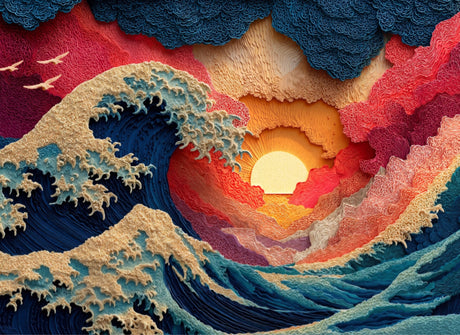 Great Wave 1000 Piece Jigsaw Puzzle | Final Piece Puzzles