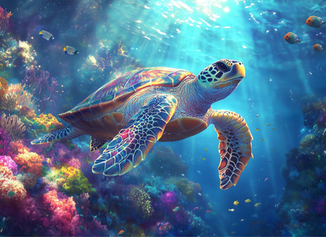 Sea Turtle 1000 Piece Jigsaw Puzzle | Final Piece Puzzles