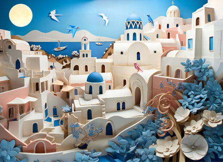 Santorini 1000 Piece Jigsaw Puzzle | Final Piece Puzzles