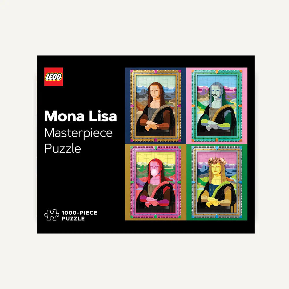 LEGO Masterpiece Puzzle: Mona Lisa 1000 Piece Jigsaw Puzzle | Lego