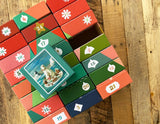 Janet Hill Advent Calendar Set 24 x 100 Piece Mini Jigsaw Puzzles | New York Puzzle Company