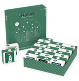New Yorker Advent Calendar 2nd Edition 24 x 100 Piece Mini Jigsaw Puzzles | New York Puzzle Company