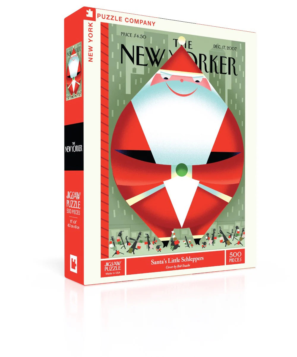 Santa's Little Schleppers 500 Piece Jigsaw Puzzle | New York Puzzle Company