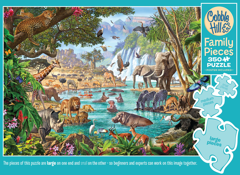 River of Life 350 Piece Family Jigsaw Puzzle | Cobble Hill