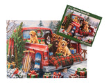 Christmas Tailgate Tails 1000 Piece Jigsaw Puzzle | Vermont Christmas Co