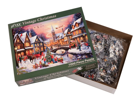 Vintage Christmas 1000 Piece Jigsaw Puzzle | Vermont Christmas Co