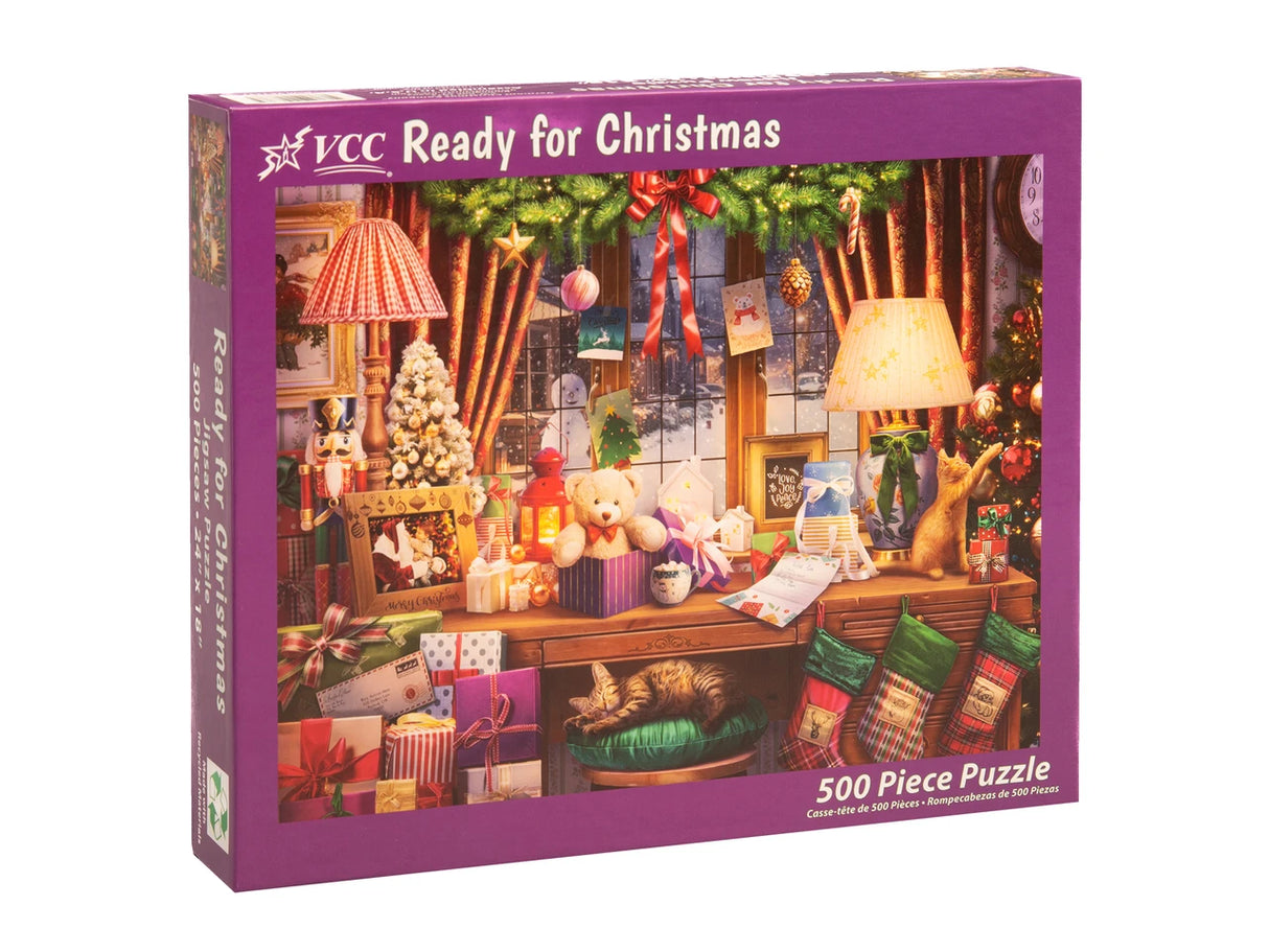 Ready For Christmas 500 Piece Jigsaw Puzzle | Vermont Christmas Co