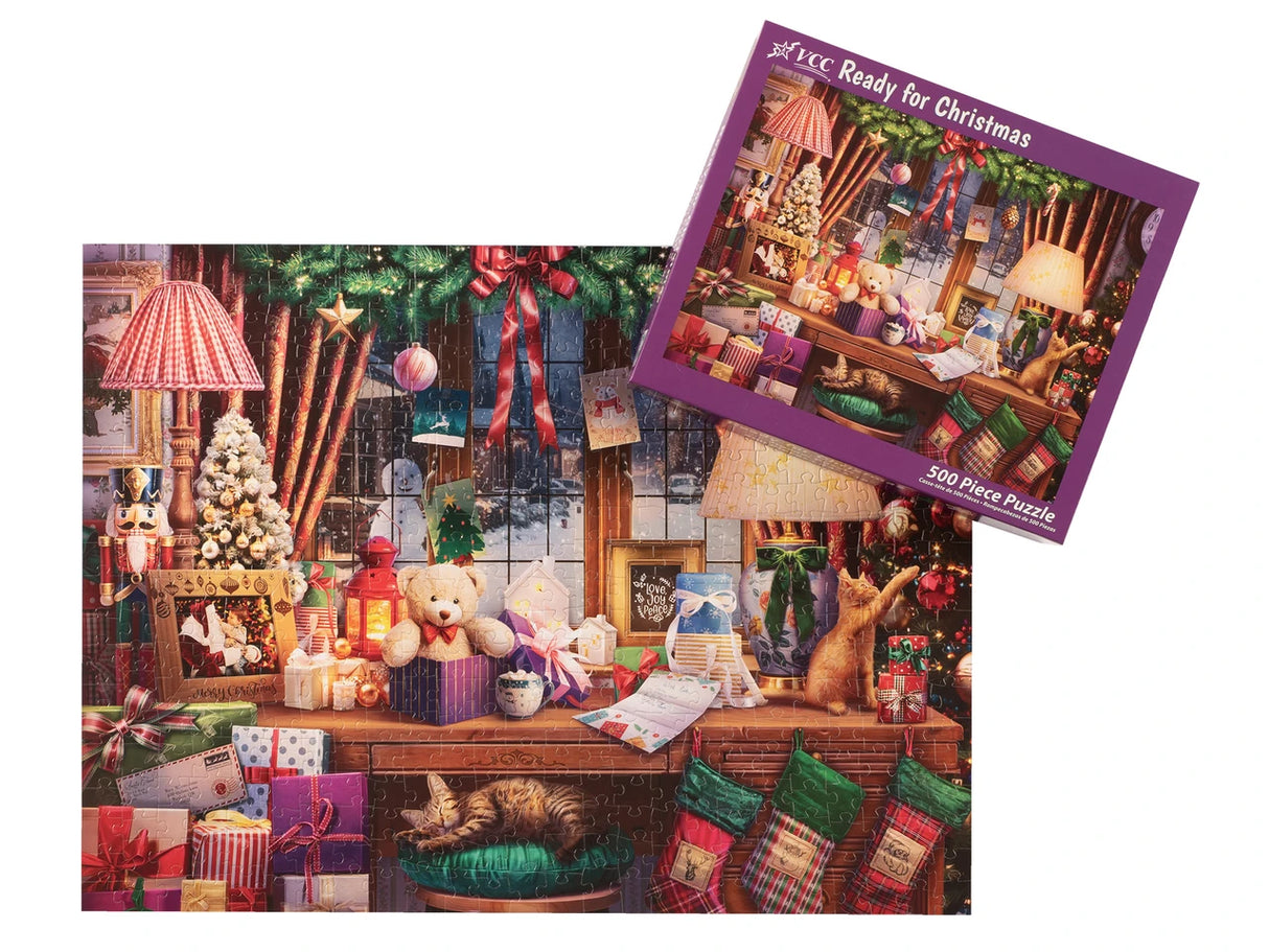Ready For Christmas 500 Piece Jigsaw Puzzle | Vermont Christmas Co