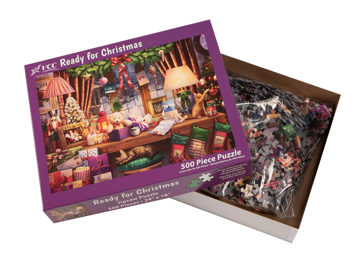 Ready For Christmas 500 Piece Jigsaw Puzzle | Vermont Christmas Co