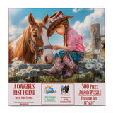 A Cowgirl's Best Friend 500 Piece Jigsaw Puzzle | SunsOut
