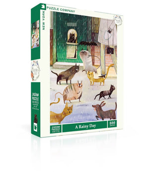 A Rainy Day 500 Piece Jigsaw Puzzle | New York Puzzle Company - Jigsaw Puzzles - The Puzzle Center