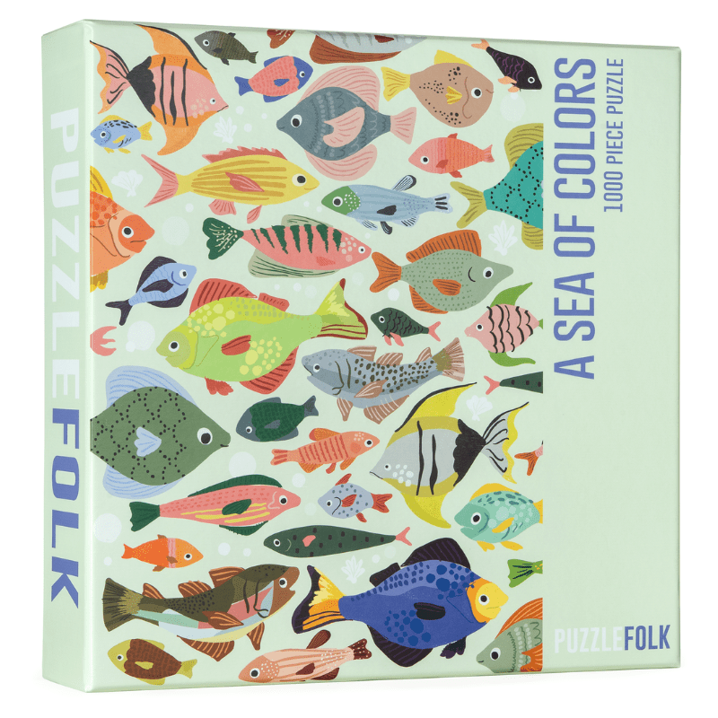 A Sea of Colors 1000 Piece Jigsaw Puzzle | Puzzlefolk - Jigsaw Puzzles - The Puzzle Center