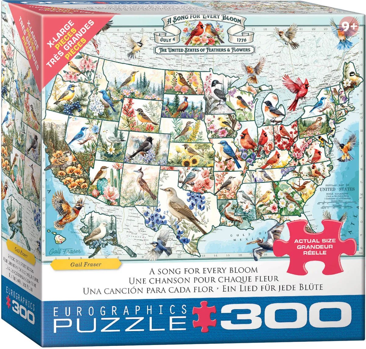 A Song for Every Bloom 300 Piece Jigsaw Puzzle | Eurographics - Jigsaw Puzzles - The Puzzle Center