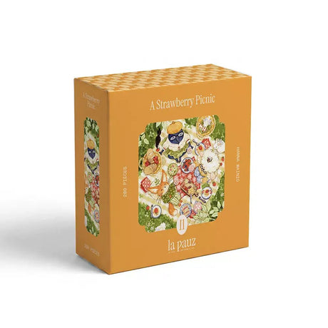 A Strawberry Picnic 280 Piece Jigsaw Puzzle | Trevell - Jigsaw Puzzles - The Puzzle Center
