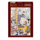 A Summer Book Club 1000 Piece Jigsaw Puzzle | Magnolia - Jigsaw Puzzles - The Puzzle Center
