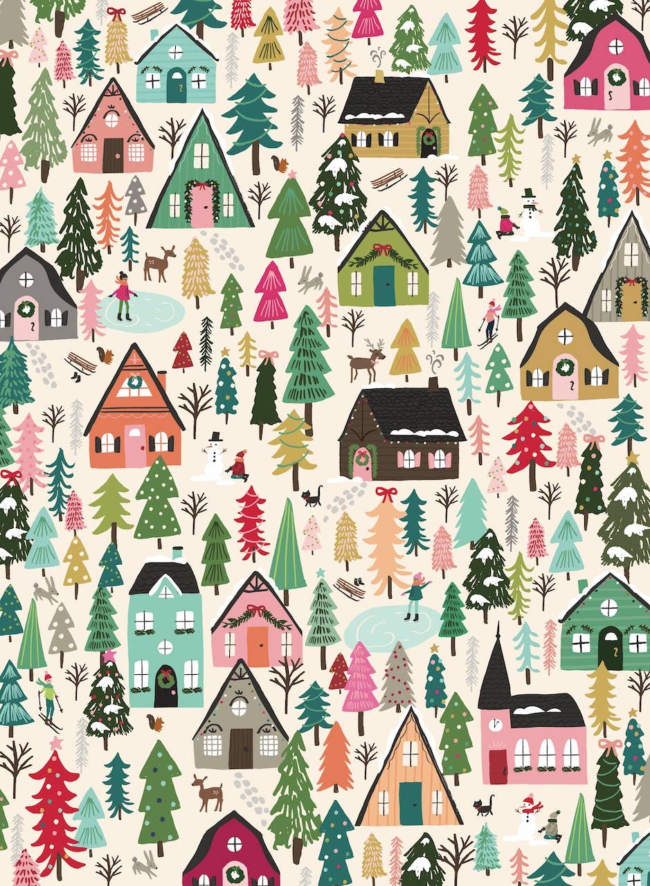 A Winter Wonderland Christmas 1000 Piece Jigsaw Puzzle by Puzzlefolk - Jigsaw Puzzles - The Puzzle Center