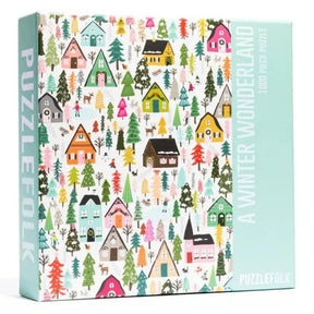 A Winter Wonderland Christmas 1000 Piece Jigsaw Puzzle by Puzzlefolk - Jigsaw Puzzles - The Puzzle Center