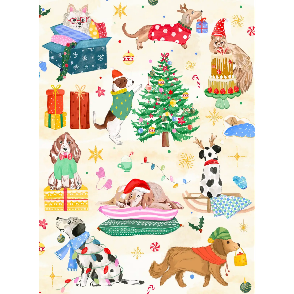 Paws and Presents 500 Piece Jigsaw Puzzle | Puzzlefolk
