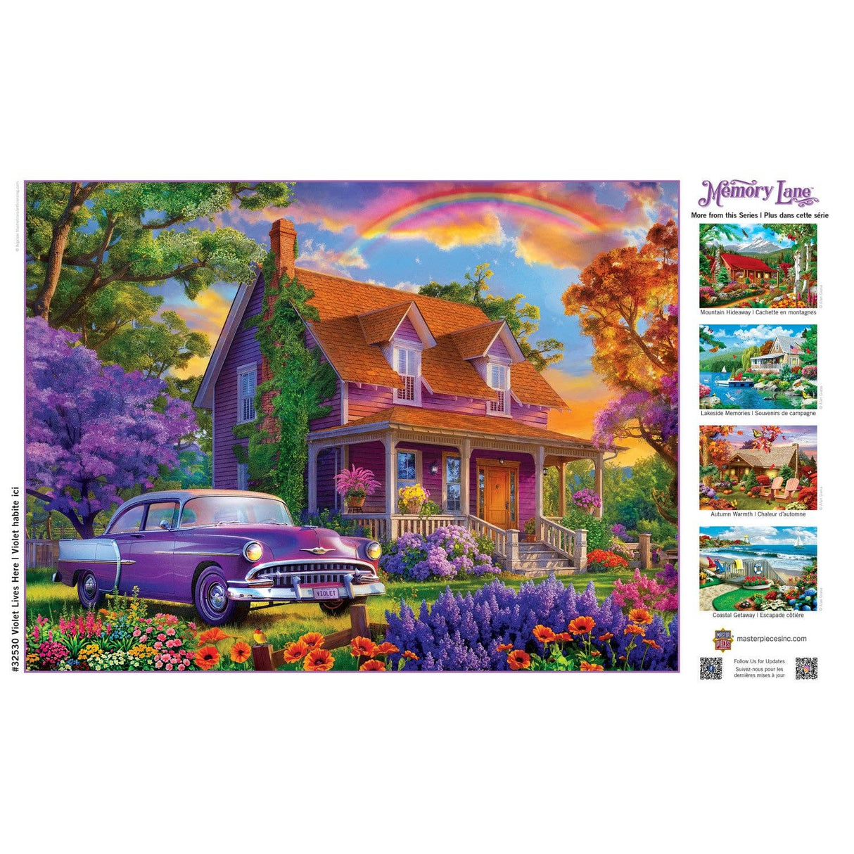 Memory Lane - Violet Lives Here 300 Piece EZ Grip Jigsaw Puzzle by Masterpieces Puzzles