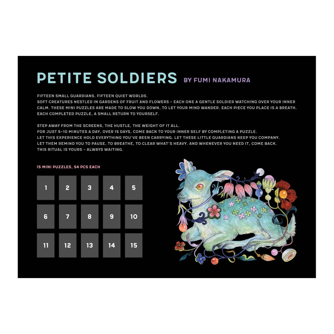 Petite Soldiers Mini Jigsaw Puzzle Set | Soonness