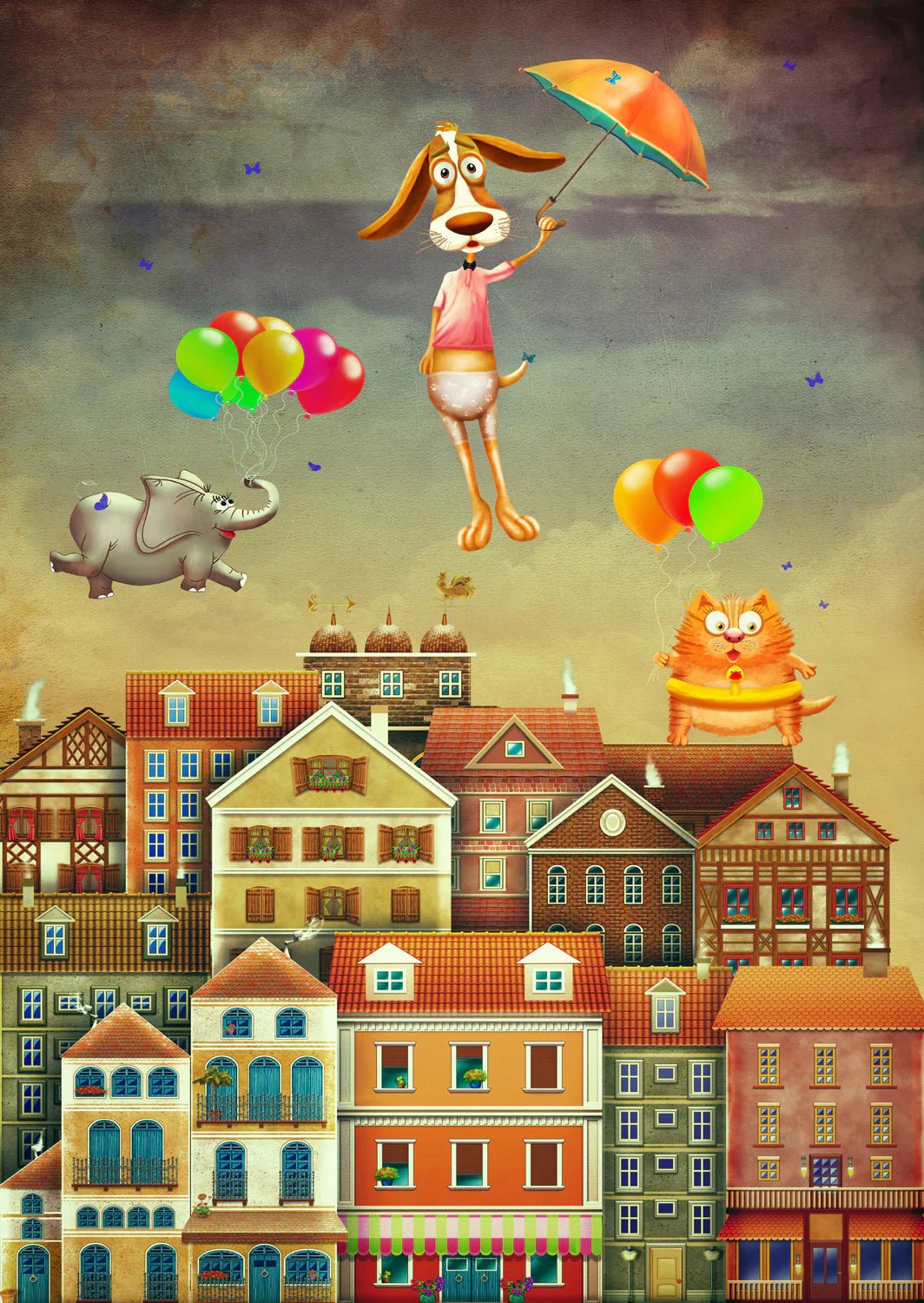 Above the City 1000 Piece Jigsaw Puzzle | Enjoy Puzzles - Jigsaw Puzzles - The Puzzle Center