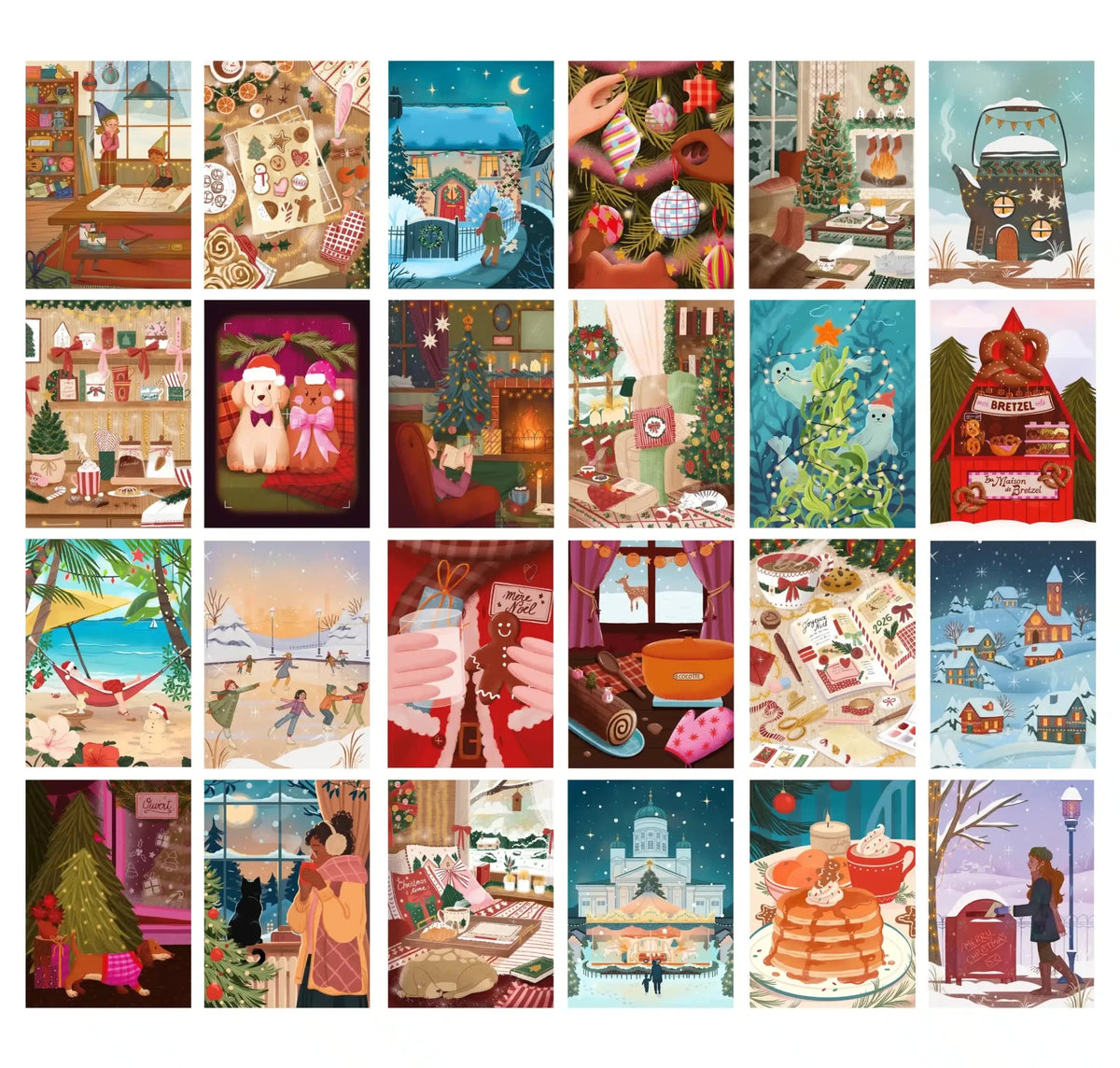 Advent Calendar Puzzle No. 5 24 x 99 Piece Jigsaw Puzzles | Trevell - Jigsaw Puzzles - The Puzzle Center
