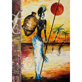 African Woman 1000 Piece Jigsaw Puzzle by Magnolia - Magnolia - Jigsaw Puzzles - The Puzzle Center