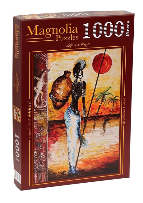 African Woman 1000 Piece Jigsaw Puzzle by Magnolia - Magnolia - Jigsaw Puzzles - The Puzzle Center