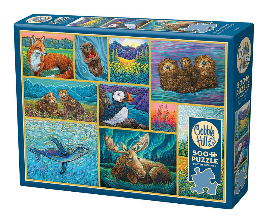 Alaskan Animals 500 Piece Jigsaw Puzzle | Cobble Hill - Jigsaw Puzzles - The Puzzle Center