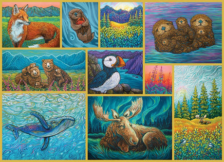 Alaskan Animals 500 Piece Jigsaw Puzzle | Cobble Hill - Jigsaw Puzzles - The Puzzle Center