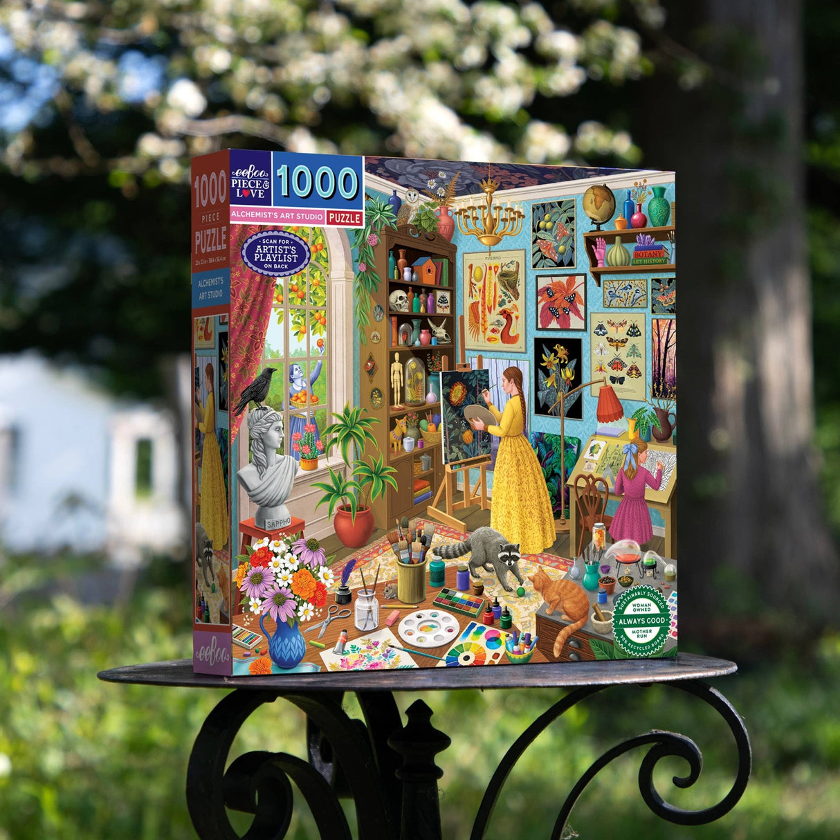 Alchemist's Art Studio 1000 Piece Jigsaw Puzzle | eeBoo - Jigsaw Puzzles - The Puzzle Center