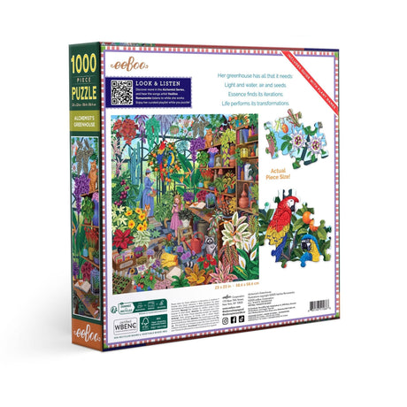 Alchemist's Greenhouse 1000 Piece Jigsaw Puzzle | eeBoo - Jigsaw Puzzles - The Puzzle Center