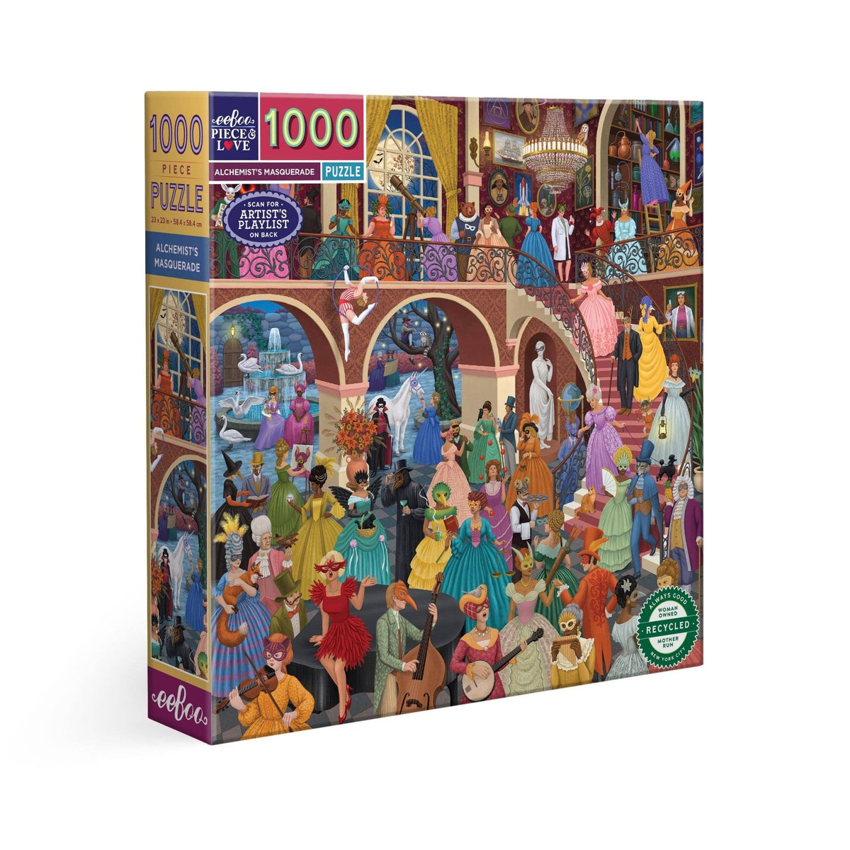 Alchemist's Masquerade puzzle box by eeBoo