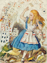 Alice in Wonderland 120 Piece Double Sided Jigsaw Puzzle | Pomegranate - Jigsaw Puzzles - The Puzzle Center
