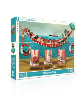 All Paws On Deck 500 Piece Jigsaw Puzzle by New York Puzzle Company - New York Puzzle Company - Jigsaw Puzzles - The Puzzle Center