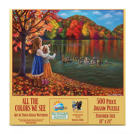 All The Colors We See 500 Piece Jigsaw Puzzle | SunsOut