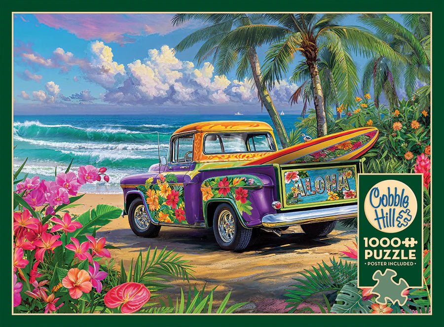 Aloha 1000 Piece Puzzle by Cobble Hill Puzzles - Cobble Hill Puzzles - Jigsaw Puzzles - The Puzzle Center