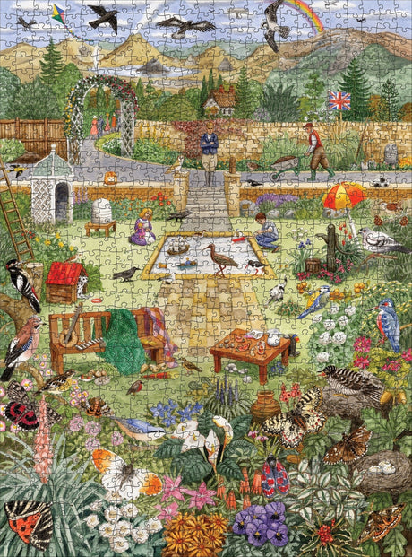 Alphabet Garden 1000 Piece Jigsaw Puzzle | Pomegranate - Jigsaw Puzzles - The Puzzle Center