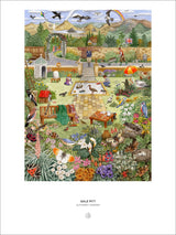 Alphabet Garden 1000 Piece Jigsaw Puzzle | Pomegranate - Jigsaw Puzzles - The Puzzle Center