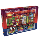 Amsterdam 1000 Piece Jigsaw Puzzle by JaCaRou Puzzles - JaCaRou Puzzles Inc. - Jigsaw Puzzles - The Puzzle Center