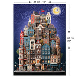 Amsterdam Starry Night 1000 Piece Jigsaw Puzzle | Anatolian - Jigsaw Puzzles - The Puzzle Center