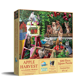 Apple Harvest 500 Piece Jigsaw Puzzle by SunsOut Puzzles - SunsOut - Jigsaw Puzzles - The Puzzle Center