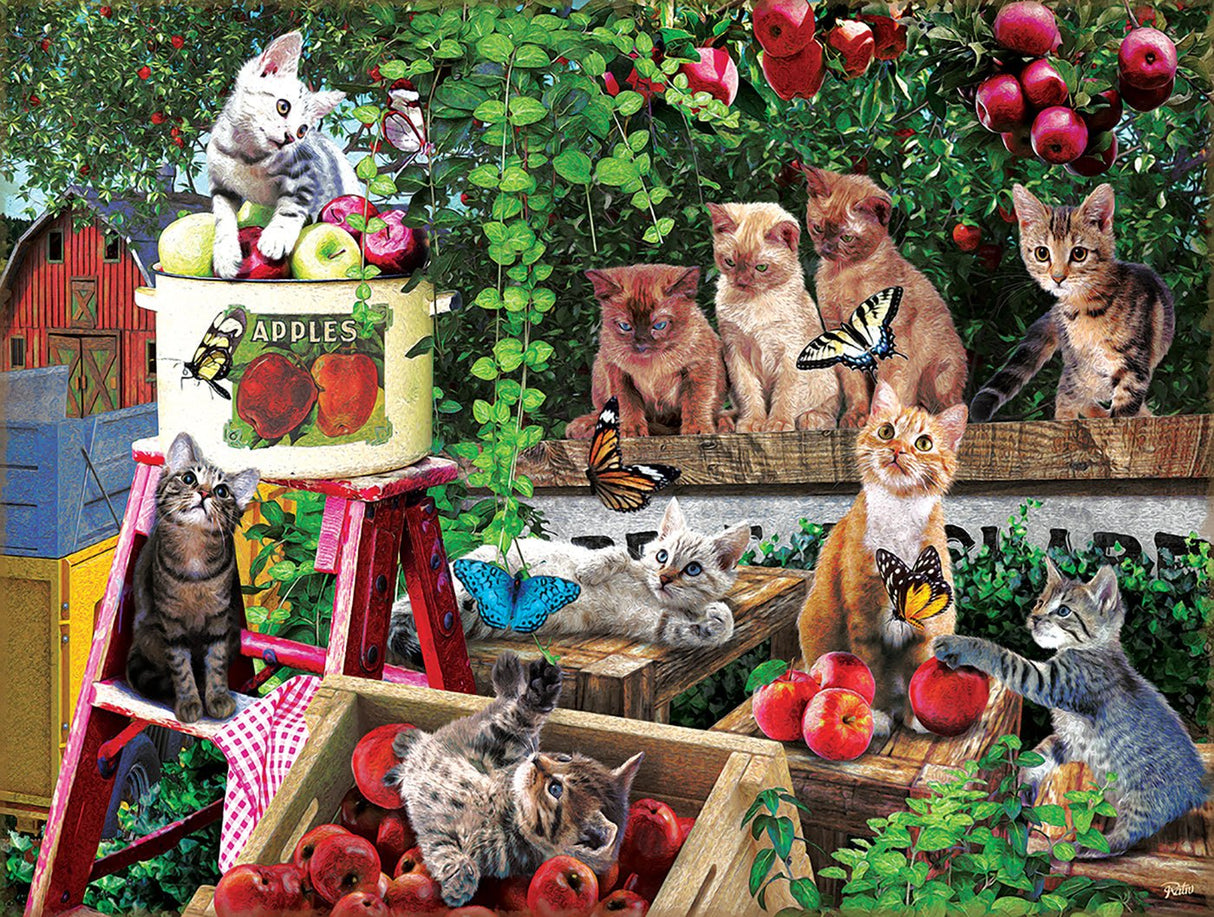 Apple Harvest 500 Piece Jigsaw Puzzle by SunsOut Puzzles - SunsOut - Jigsaw Puzzles - The Puzzle Center