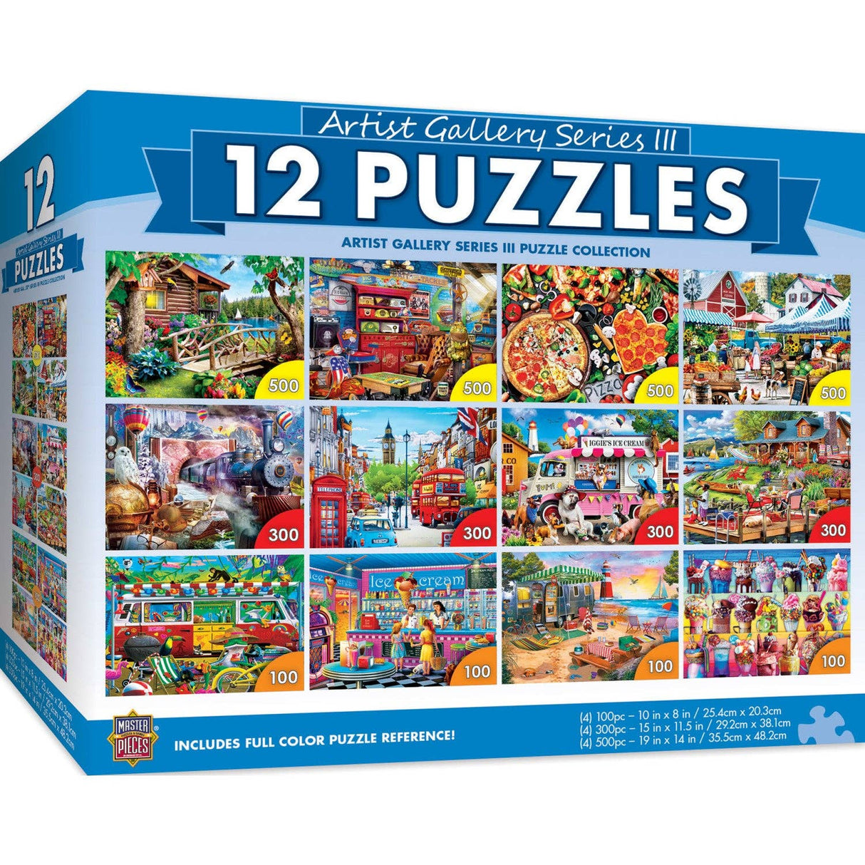 Artist Gallery Jigsaw Puzzle Collection Series 3 - 12 Pack | Masterpieces Puzzles - Jigsaw Puzzles - The Puzzle Center