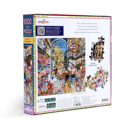 Artist Provisions 1000 Piece Jigsaw Puzzle | eeBoo - Jigsaw Puzzles - The Puzzle Center