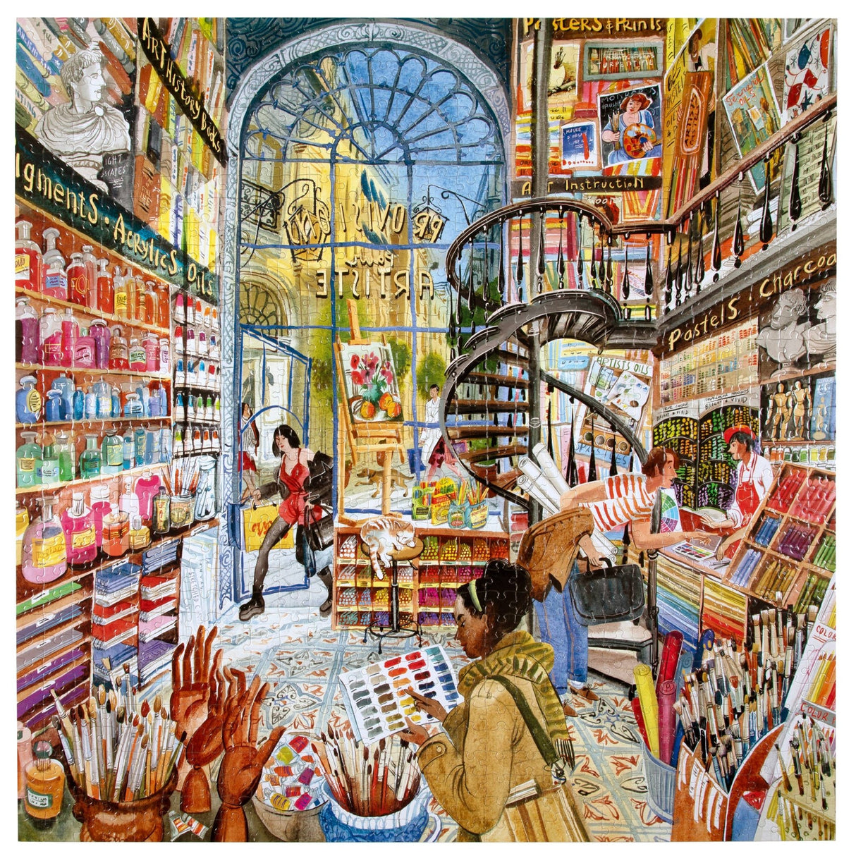 Artist Provisions 1000 Piece Jigsaw Puzzle | eeBoo - Jigsaw Puzzles - The Puzzle Center