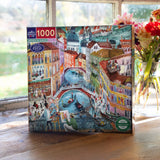 Artists in Venice 1000 Piece Jigsaw Puzzle | eeBoo - Jigsaw Puzzles - The Puzzle Center