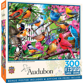 Audubon - Hidden in the Branches 300 Piece Puzzle by Masterpieces Puzzles - Masterpieces Puzzles - Jigsaw Puzzles - The Puzzle Center