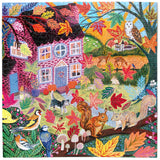Autumn Cottage 1000 Piece Jigsaw Puzzle | eeBoo - Jigsaw Puzzles - The Puzzle Center